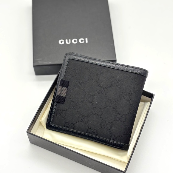 Gucci GG Nylon Bifold Wallet GG Nylon Bifold Wallet - Picture 1 of 7